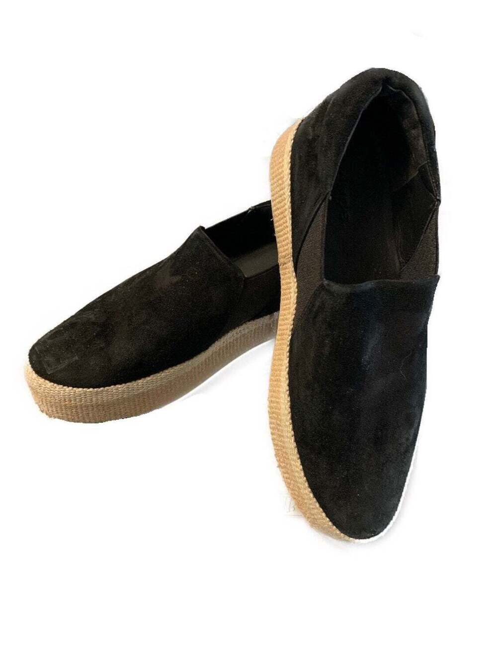 Vince Wilden Black Platform Espadrilles